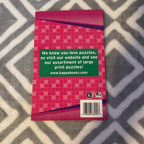 Set of 2 Large Print Crossword Puzzle Books - Picture 3 of 7